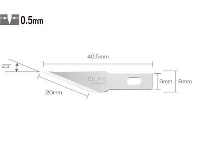 Olfa KB4-S/5 Spare Angled Blade