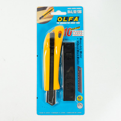 Olfa BN-AL/BB/10BB - Heavy-Duty Cutter - Bonus Pack