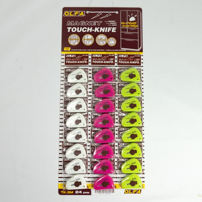 Olfa TK-3M Magnetic Touch Knife - 24pcs  Multi PacK