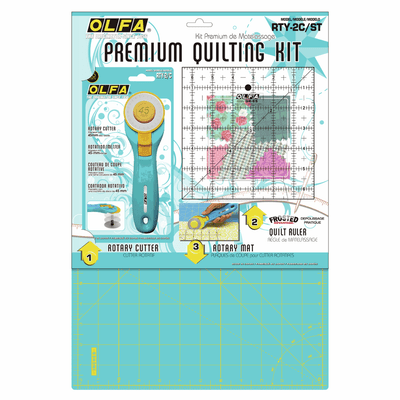 Olfa RTY-ST/QR-RC Quilt making Kit - Aqua Version