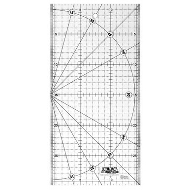 Quaff Ruler Olfa Quilt Ruler MQR 15 x 30