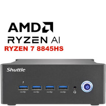Shuttle NA10H7 Mini AI PC, Ryzen 7 8845HS, Ryzen 8040 APU, Quad Displays Shuttle NA10H7 Mini AI PC, Ryzen 7 8845HS, Ryzen 8040 APU, Quad Displays