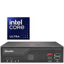 Shuttle DH810 Slim Mini AI PC - 15th Gen Core Ultra CPU, DDR5 RAM, Dual LAN, Dual COM, Triple Displays