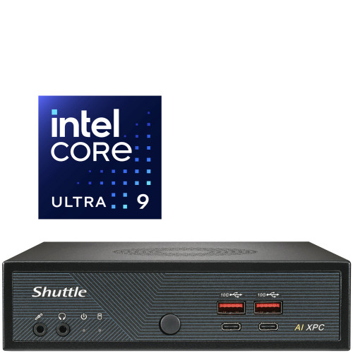 Shuttle DN11H9 Core Ultra 9 AI Mini PC, Quad Displays, Quad 2.5G LAN, RAID 0, 1, 5 support Shuttle DN11H9 Core Ultra 9 AI Mini PC, Quad Displays, Quad 2.5G LAN, RAID 0, 1, 5 support