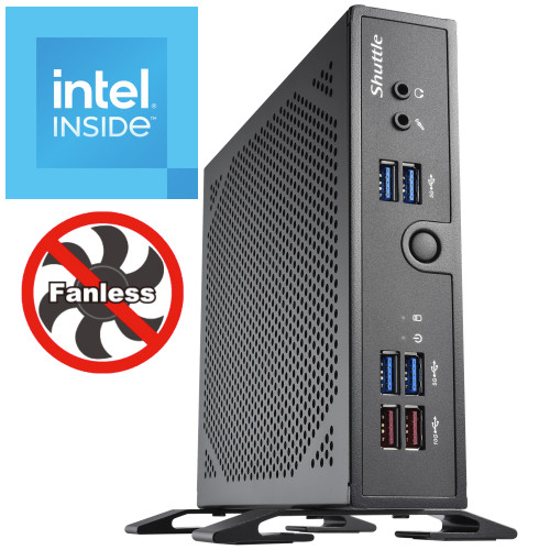 Shuttle DS50U Slim Mini PC with Intel Celeron 7305E – Fanless