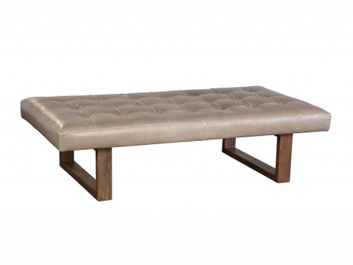 21945 Leather Ottoman