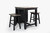 17139 3 Piece Counter Dining Set