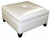 12083 Leather Storage Cocktail Ottoman