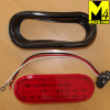 6" Red LED Oval Running and Stop Lamp with seal and harness