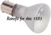 1383-3W-NW Natural White 1383 Retrofit Bulb 3 Watts Aluminum Finned Housing