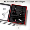 HEADLIGHTS-9005-V6s Headlight Kit with 9005 (HB3) Bases