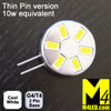 G4-6-5630-SIDE-CW-TP Cool White Elite Series Smallest G4 / T3  Samsung 5630 LEDs Thin Side Pins