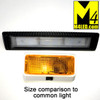 Angled Aluminum Body Surface Mount Flood Light 13" Black