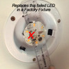 RETROFIT-10-5630-WIRE-NW Replacement for C.E. 57/58 LED Fixture Natural White