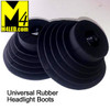 Optional Universal Rubber Headlight Boots x2