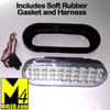 6" Clear LED Oval Docking or Backup Lamp with Rubber Seal