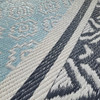 6x9 Outdoor Mat Blue/Grey Balajees