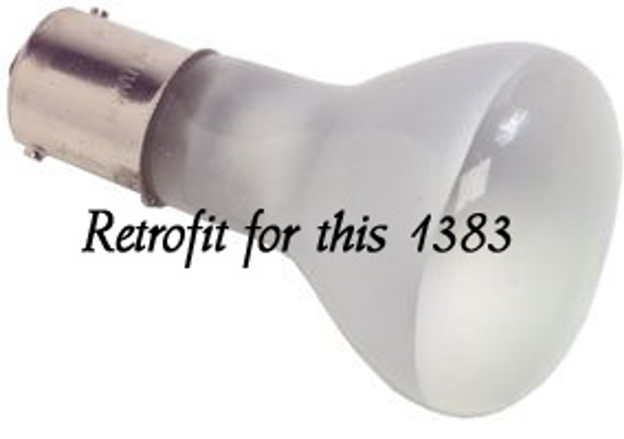 1383-3W-WW Warm White 1383 Retrofit Bulb 3 Watts Aluminum Finned Housing