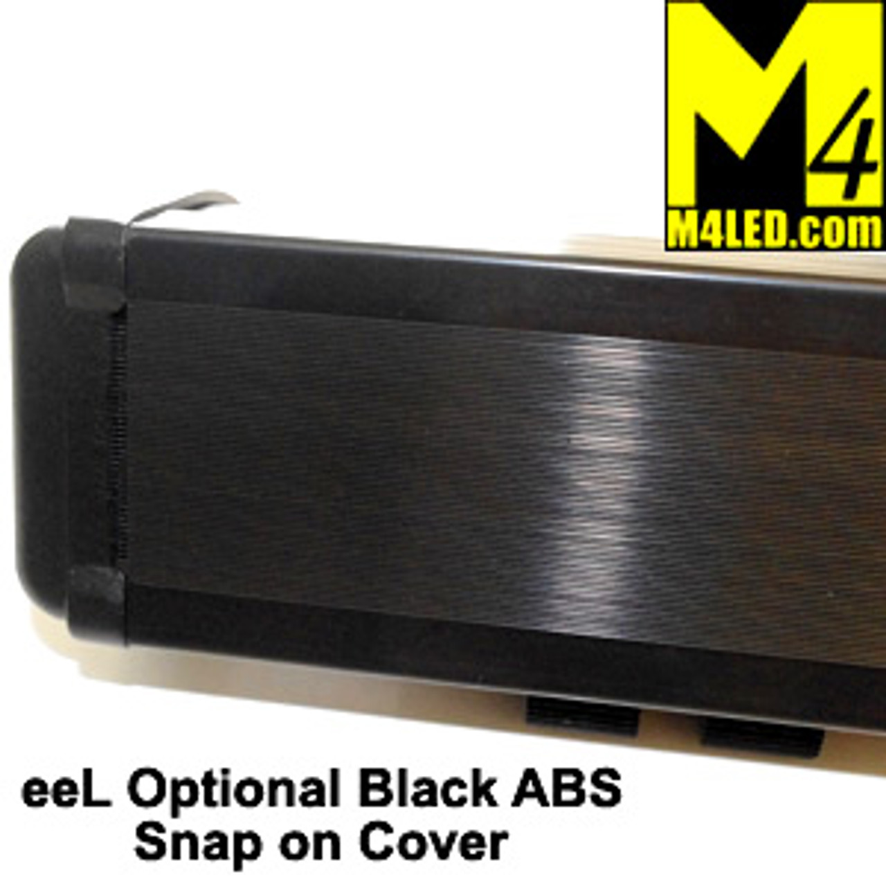 Black ABS Light Cover for M4 eeL20 Light Bars 3.125"