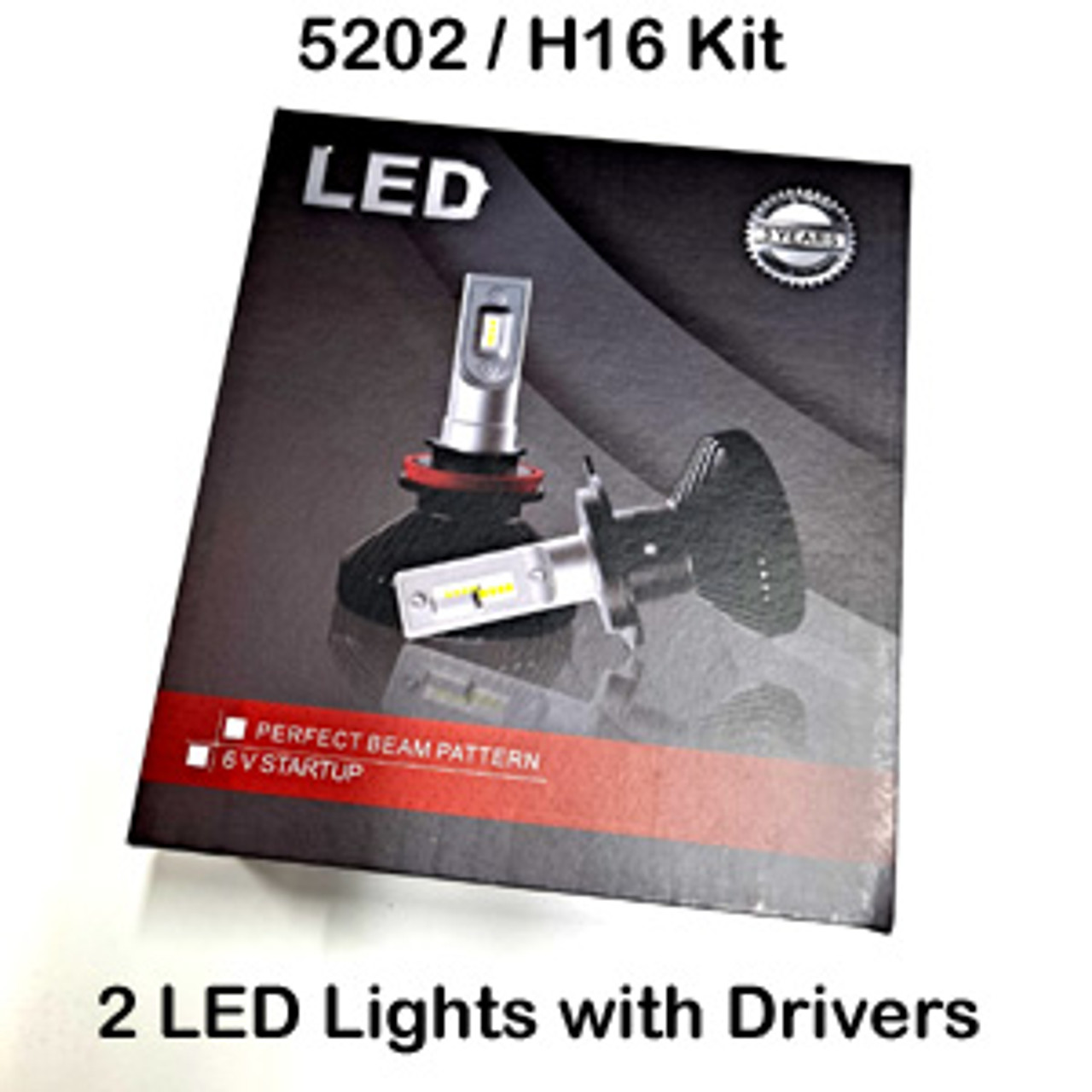 HEADLIGHTS-5202-V6s Headlight Kit with 5202 Bases (H16)