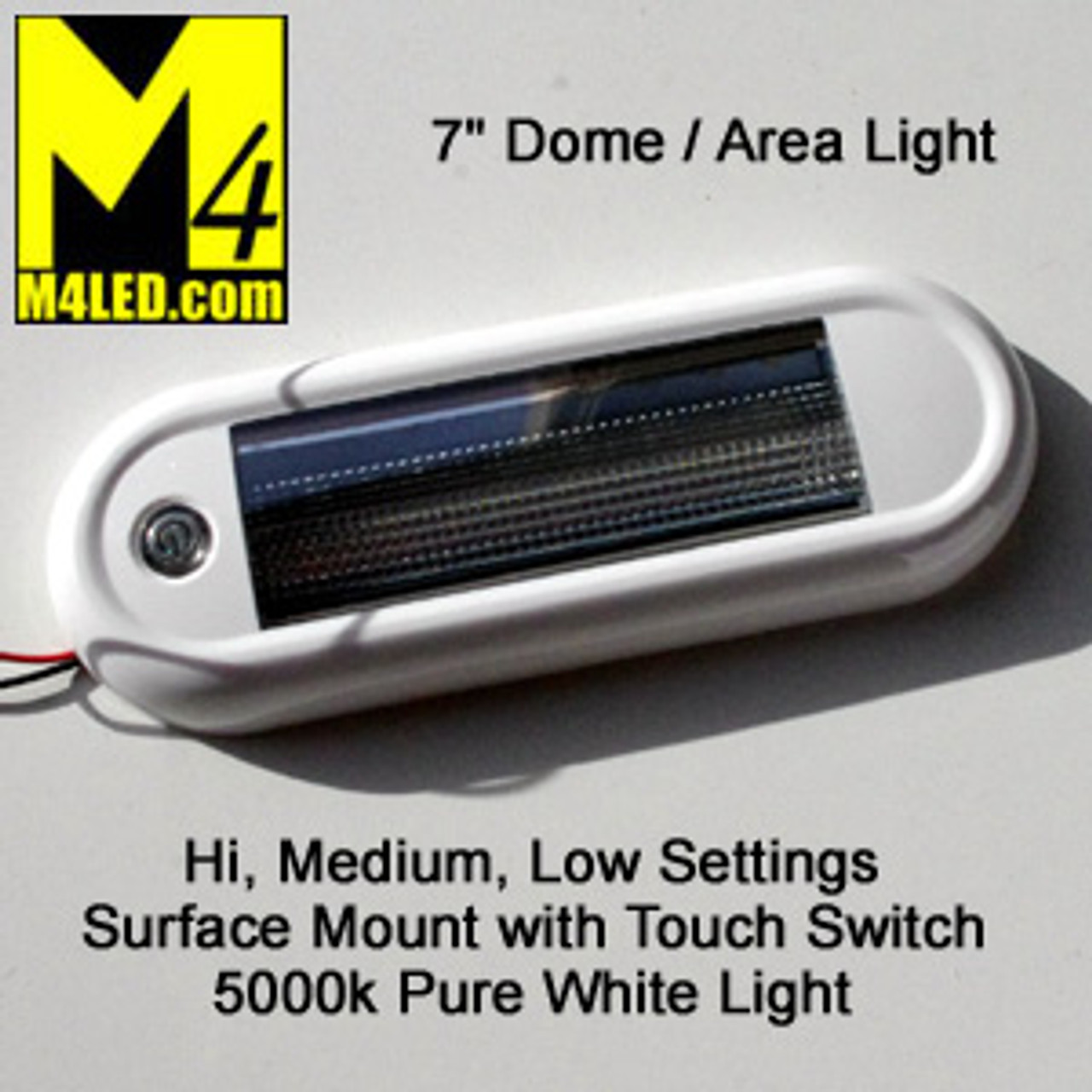 San9103a 02 Dome Area Light Fixture With 3 Levels And Touch Switch