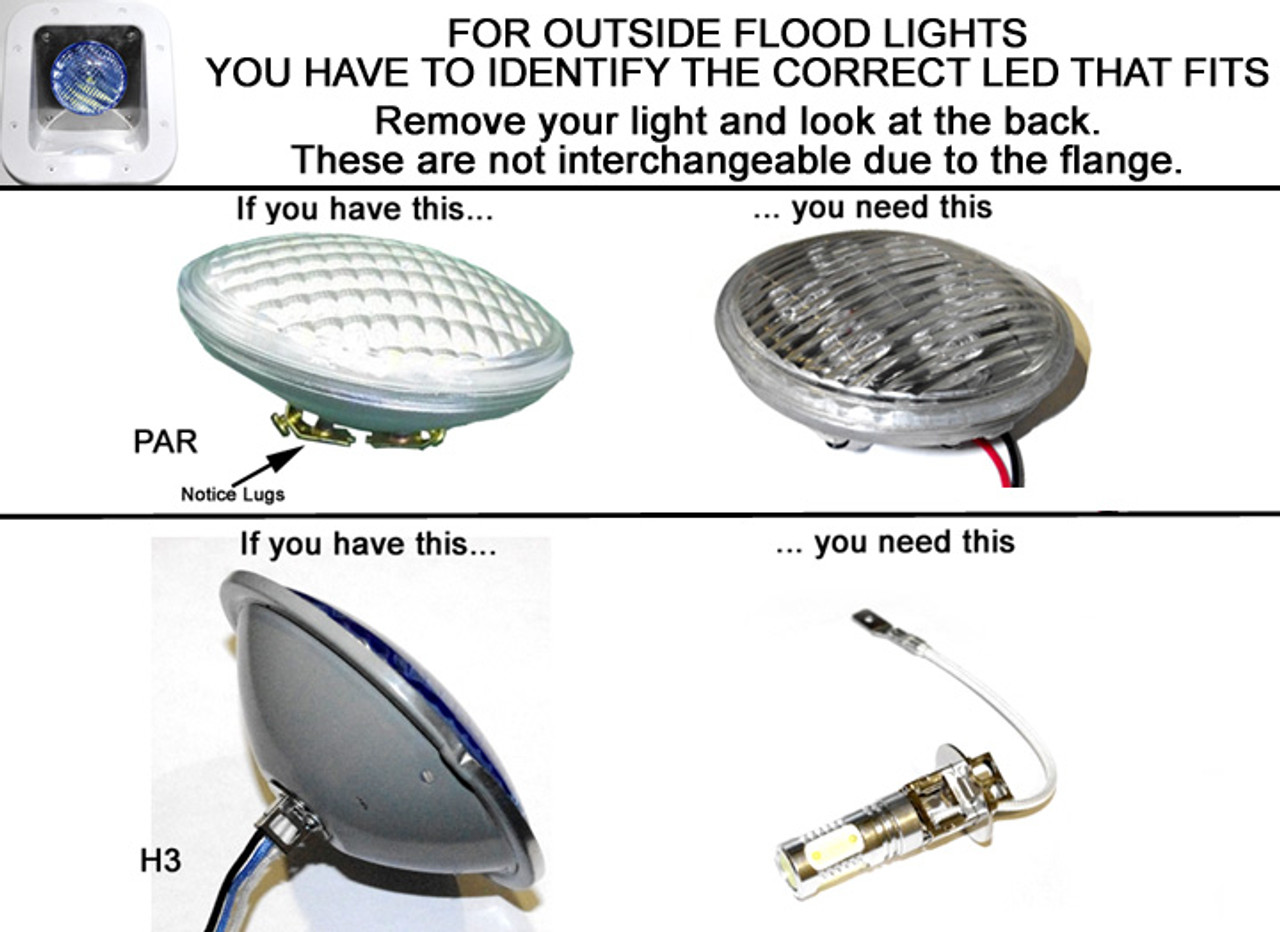 PAR36-21W-HL High and Low Outside Flood Light Sealed Replacement