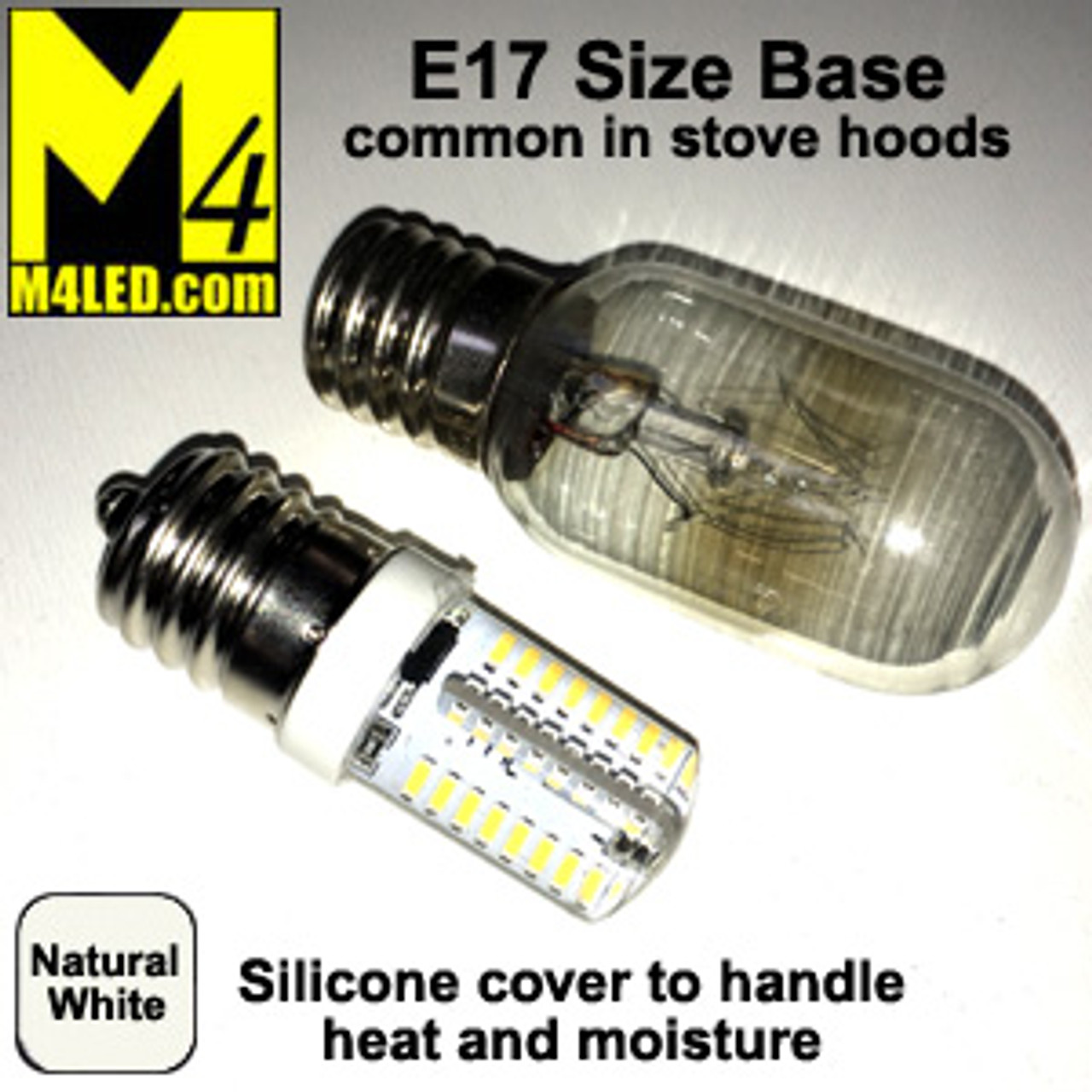 T25-SIL-NW Natural White 110/120v T25 LED with E17 Base