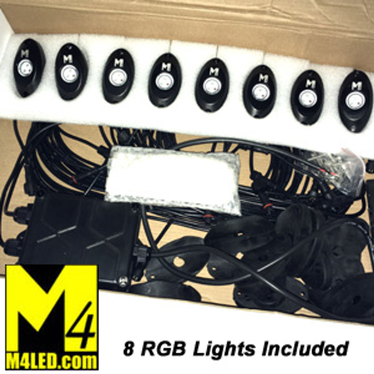 Under RV LED POD Light Kit with 8 Bright Lights