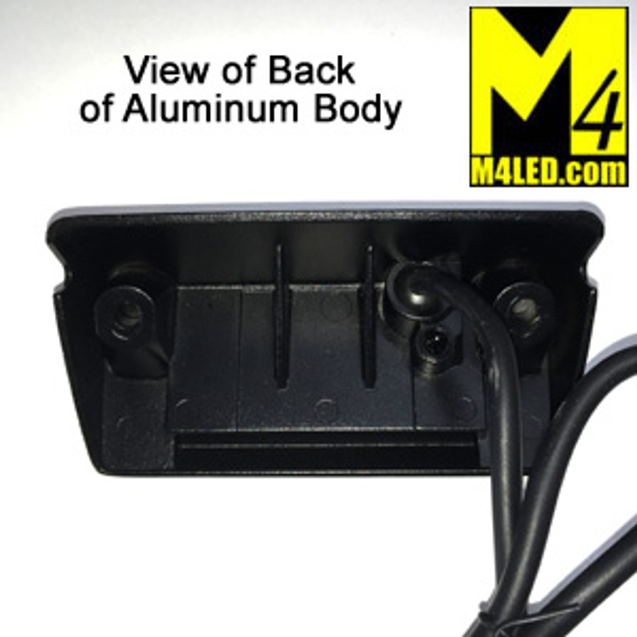 Angled Aluminum Body Surface Mount Flood Light 5" Black