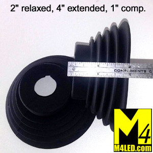 Optional Universal Rubber Headlight Boots x2 M4 Products