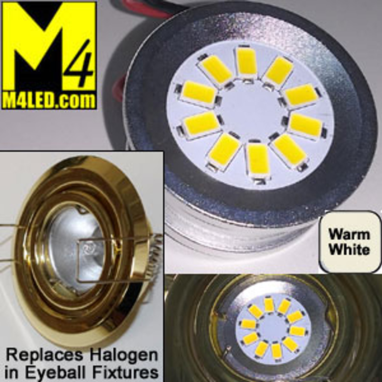 EYEBALL-10-5630-WW Warm White LED Retrofit for Halogen Eyeball Fixtures