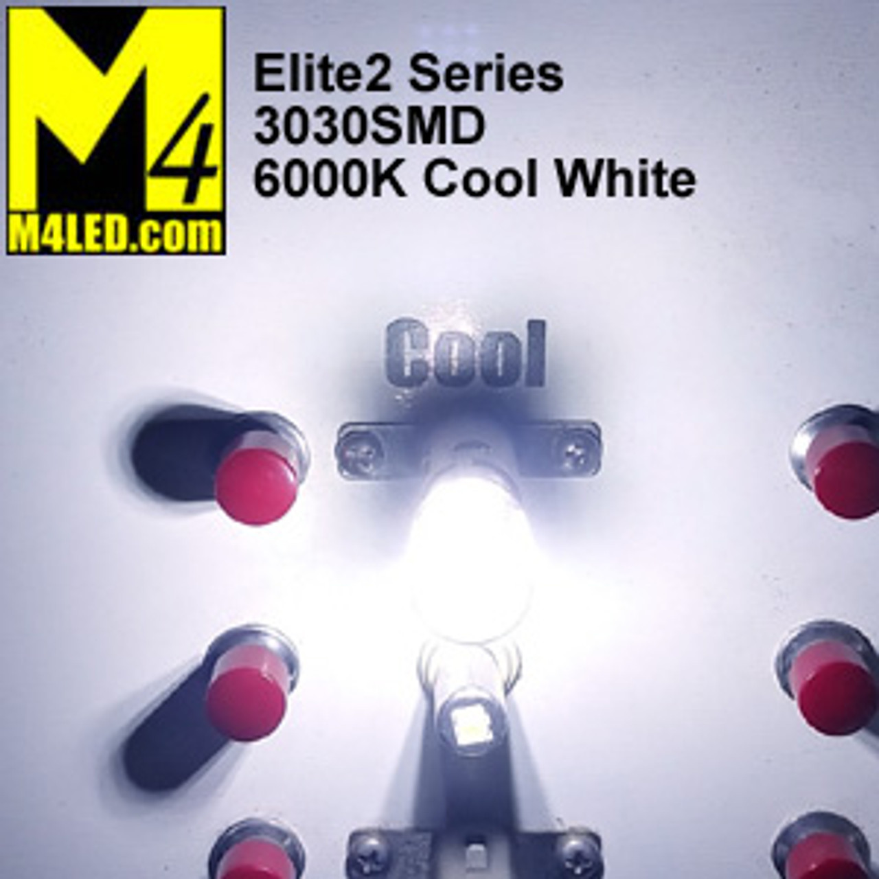 1156-9-3030-CW Cool White Elite2 (1003/1141/1156) BA15s Base
