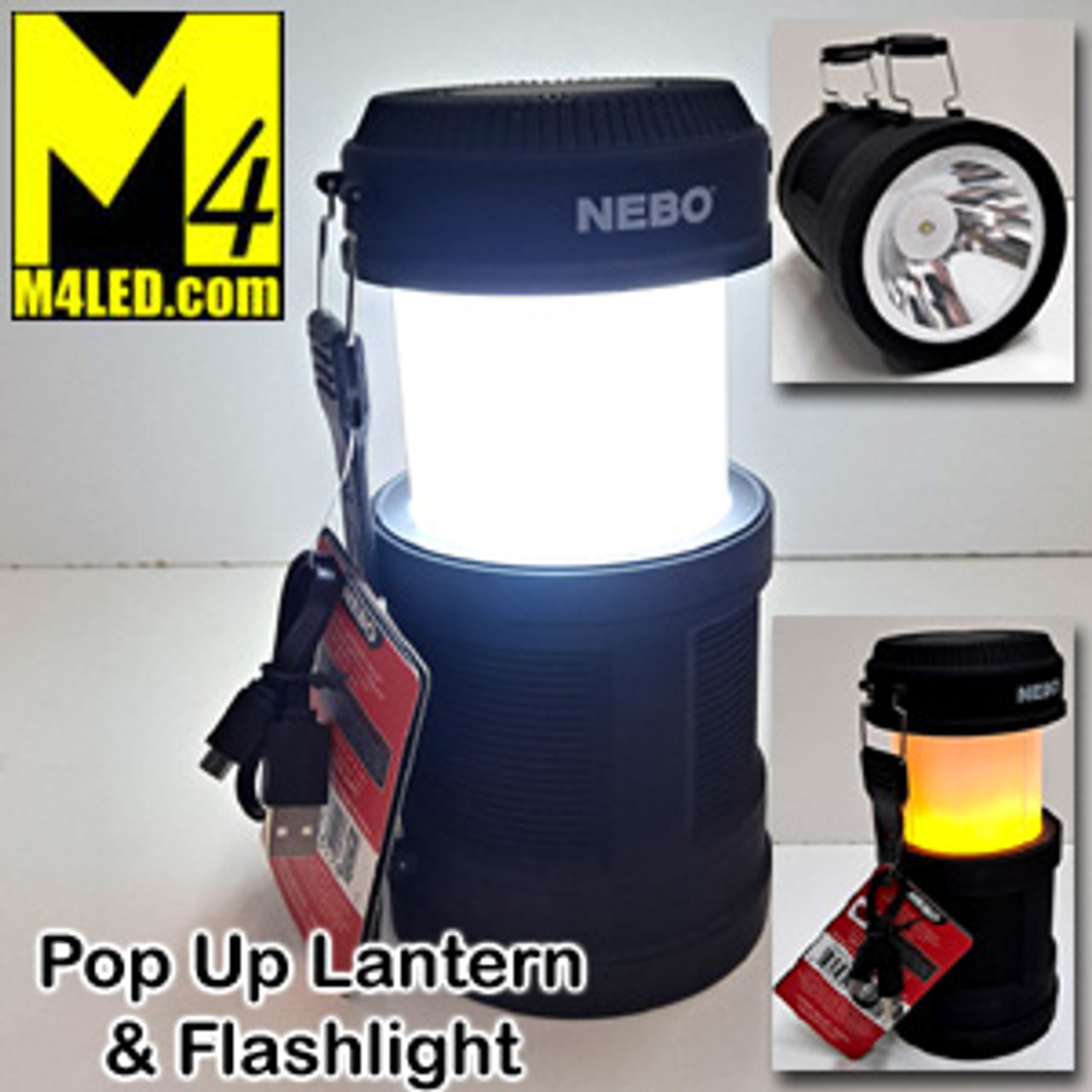 NDUR  POP-UP LED LANTERN W/ FLASHLIGHT