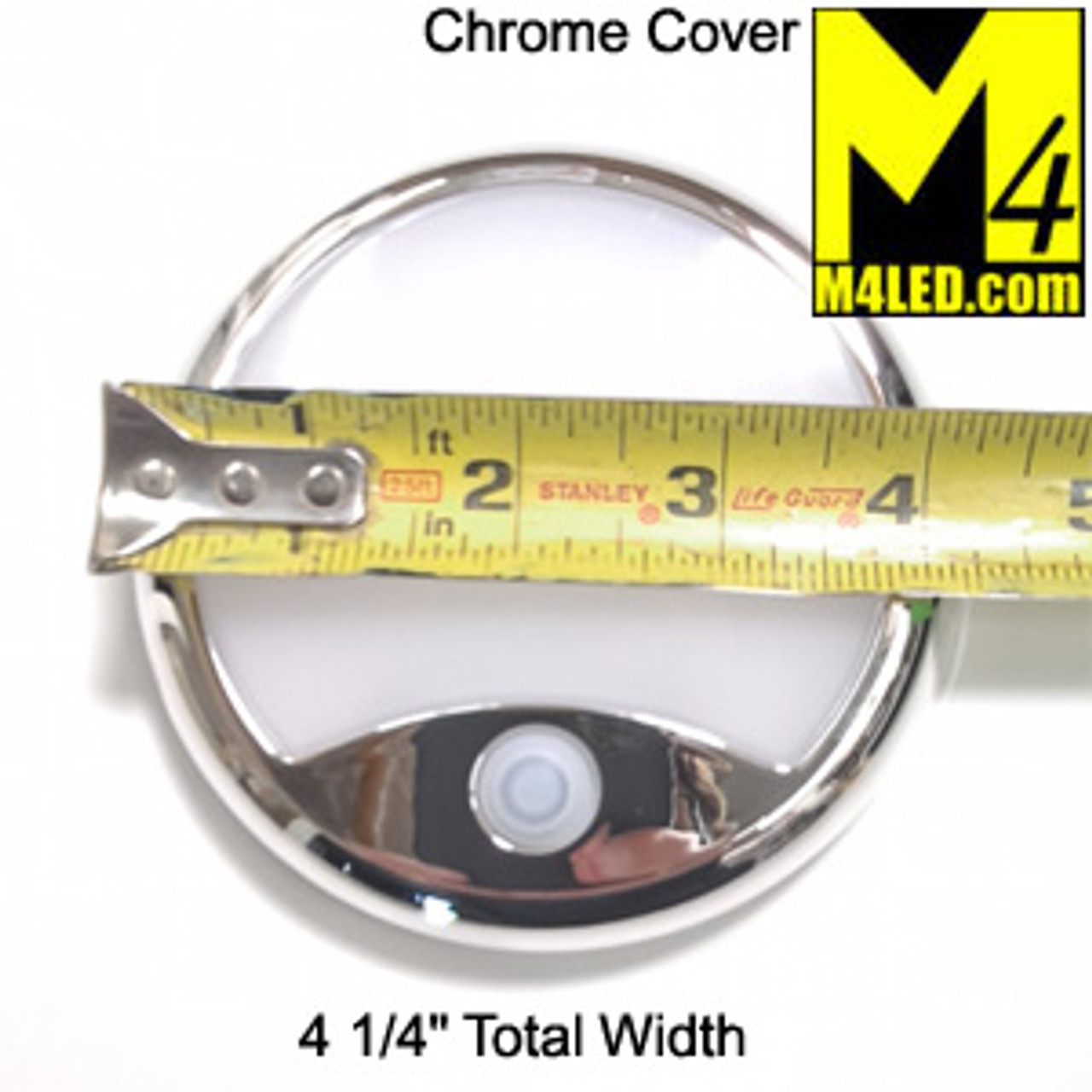 4 1/4" Round Fixture Chrome Cover (Cool, Natural, or Warm)