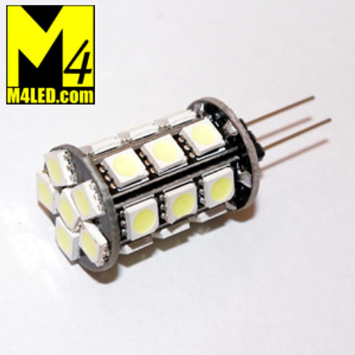 G4-24-5050-WW Warm White Thin Pin 5050 LED Light Bulb with G4 / T3 Pin Base