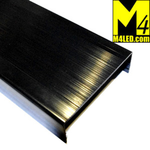 Black ABS Light Cover for M4 eeL40 Light Bars 6.75"