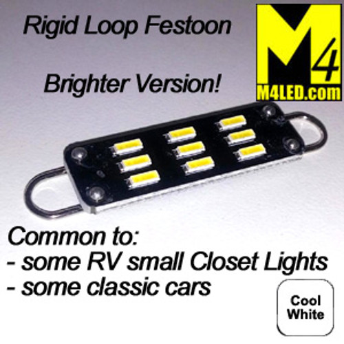 FESTOON-9-4014-RL-CW Cool White Rigid Loop Festoon 42mm