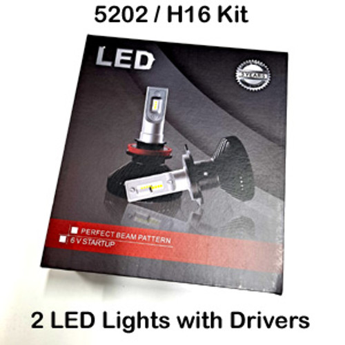 HEADLIGHTS-5202-V6s Headlight Kit with 5202 Bases (H16)