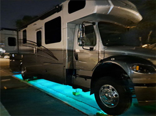 Under RV LED POD Light Kit with 8 Bright Lights