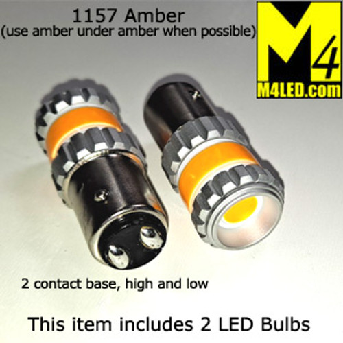 1157-G12-AMBER PAIR 1157 Brake and Tail Light (Dual Intensity)