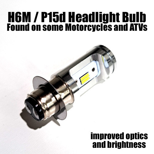 H6M P15D vM2A LED Motorcycle Headlight (Single)
