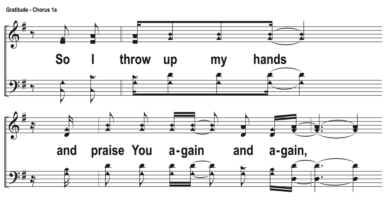 Gratitude Song Slides Fearless4you