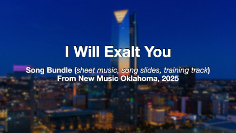 I Will Exalt You SONG BUNDLE
