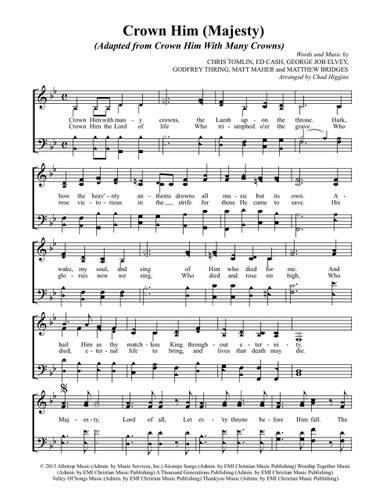Crown Him (Majesty) Sheet Music