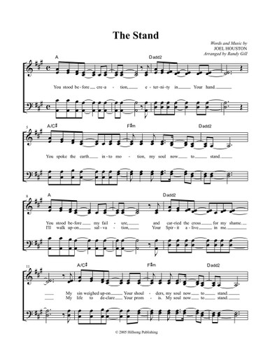 The Stand Sheet Music