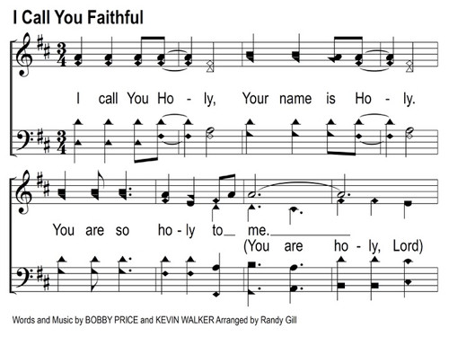 I Call You Faithful Song Slides