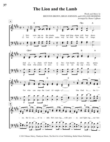 The Lion and the Lamb Sheet Music