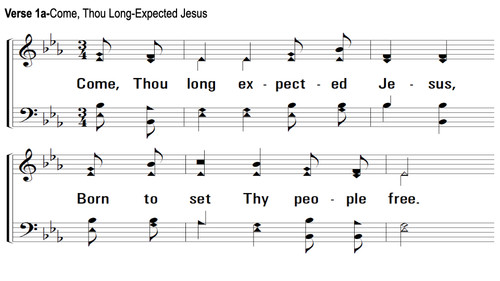 Come Thou Long Expected Jesus (song slides; tune: NETTLETON)
