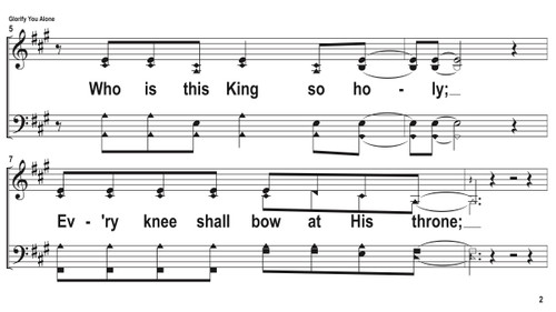 Glorify You Alone Song Slides