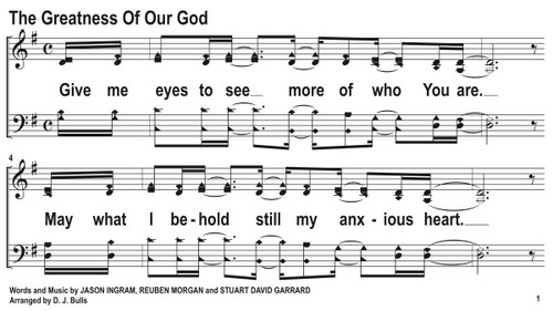 The Greatness of Our God Song Slides